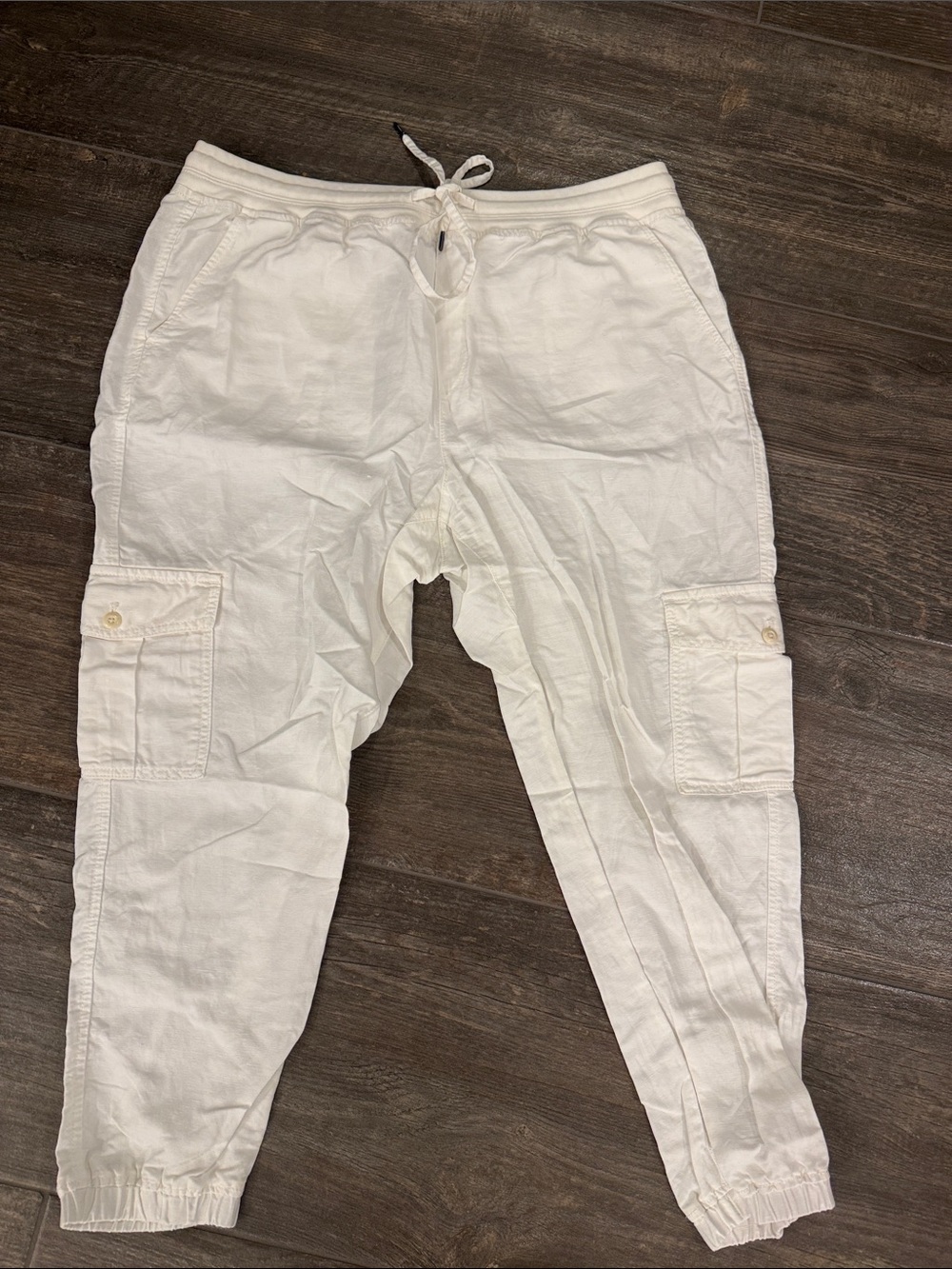 Gap cotton linen pants